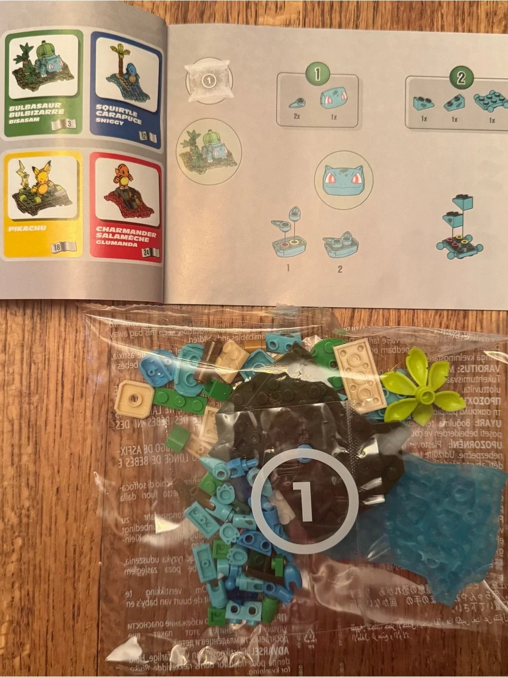 MEGA Pokémon Kanto Region Team Building Set HFG05 130pcs - Open Box SEALED BAGS